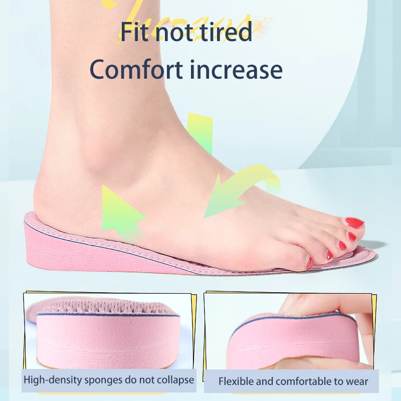 Invisible Heel Lift Pads Height Increase Insoles Wholesale