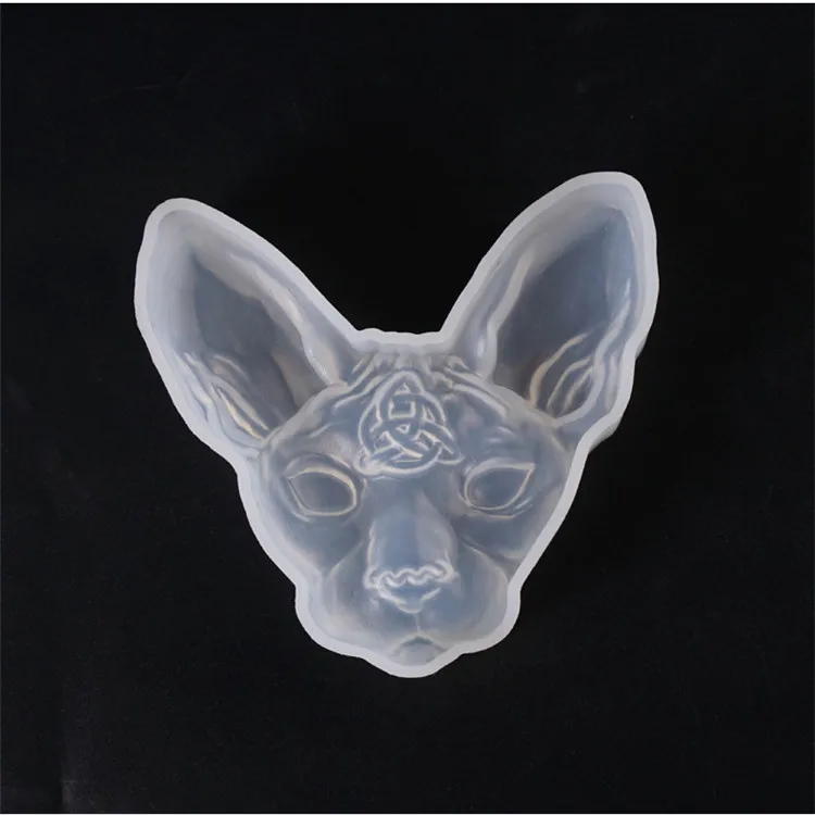 Moule De Bricolage En Resine Moule Epoxy En Cristal 3d Tete De Chat Moulage En Silicone Pour La Fabrication De Resine Artisanat Buy Ecologique Bricolage Cristal Epoxy Moule 3d Chat Tete Resine Coulee Moule