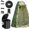 Camouflage single toilet