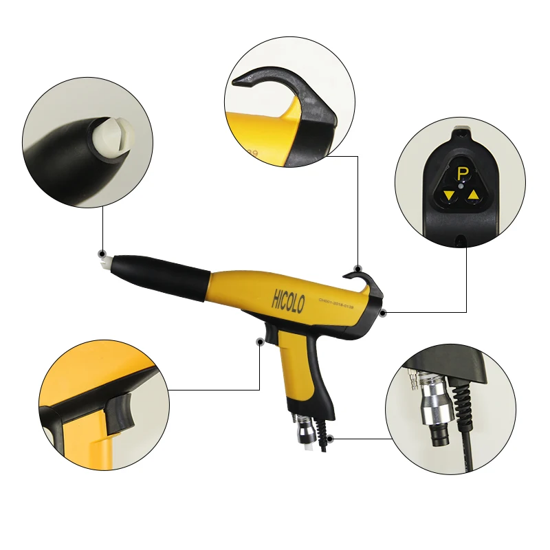 Electrostatic Manual Powder Coating Gun Spare Parts and Powder Coating  Gun Price