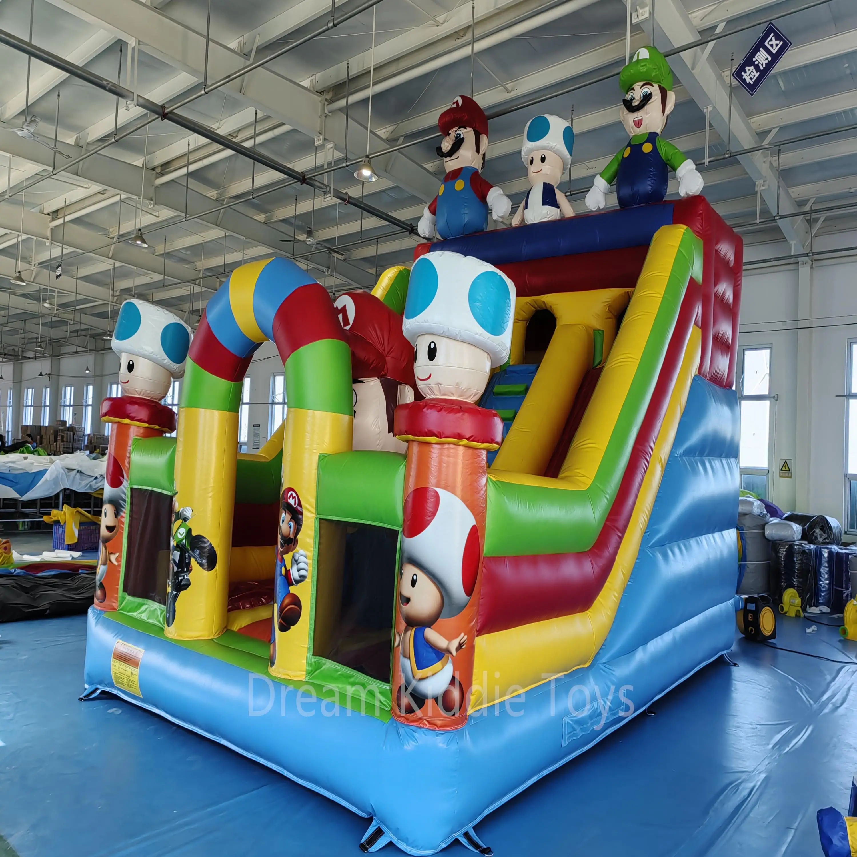 Super Mario Bouncy Castle For Kids For Outdoor Activities Commercial ...