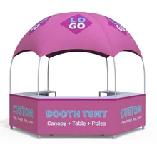 Outdoor Marketing Customized logo Tent Shelter Trade Show Advertising Food Drink Promotional Table Canopy Tent