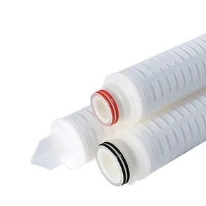 Shijiazhuang Yitong Glass Fiber Pleated Membrane Filter Element for Liquid Filtration 1~100 Micron Rating 60x230mm