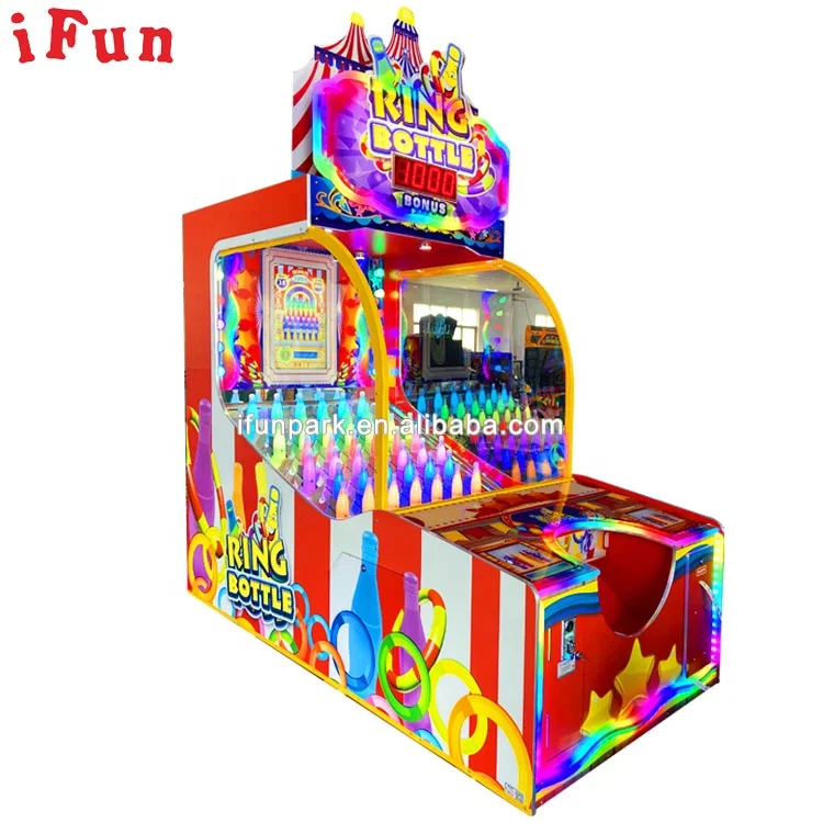 Ifun Coin Operated Ring Bottle Redemption Arcade Trap the Bottle Game Machine