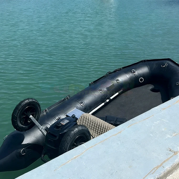 Green Black Hypalon Inflatable Boat Raft Fashion Style Zodiac Rigid ...