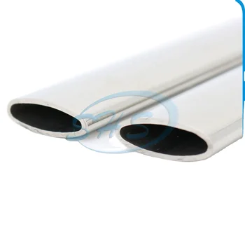 Oval tubing SS 304 316 stainless steel miniature pipes China manufacturer with mirror or satin surface for furniture