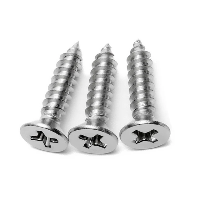 High Quality Self-Tapping Screws Galvanized Fibreboard Cross Recessed Countersunk Head Self-Tapping Screws