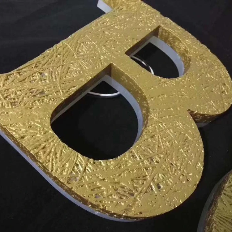 Лидер продаж винтажный наружный акриловый светодиодный знак из нержавеющей стали с