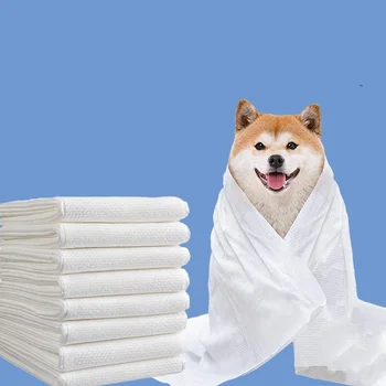 Pet Cleaning Products Dog Bath Cleaning Towels Disposable Bath Towels