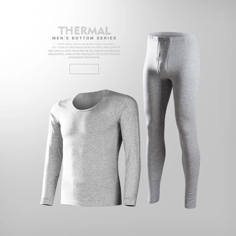 Wholesale Custom Long  Underwear Set Men Winter Seamless Compression Function Thermal Underwear
