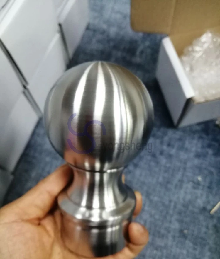 Stainless Steel Decorative Ball Tube Fittings Pipe clamp