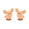 Deer Focal bead Peach SA173