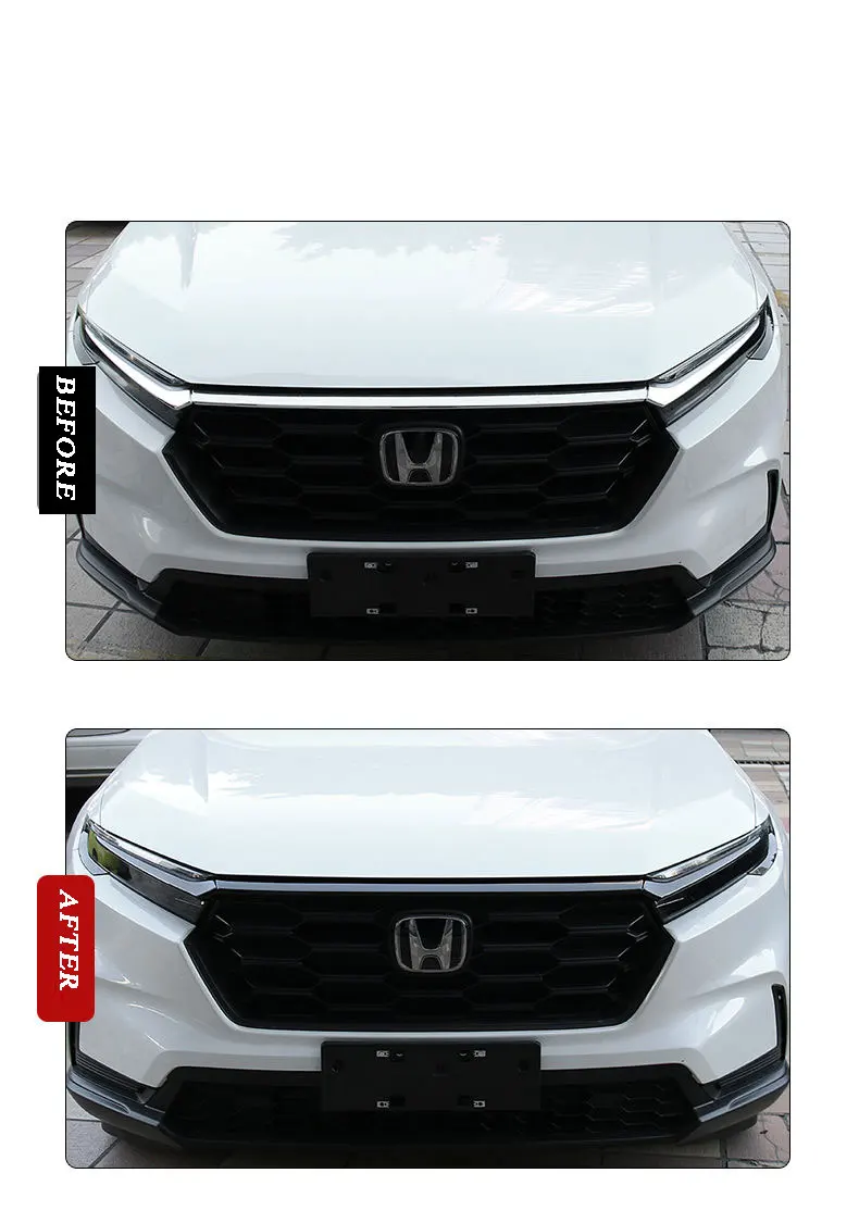 thumbnail image 2 of Glossy Black Front Upper Grille For 2023-2024 Honda CR-V Sport Hybrid – Direct Replacement 2 of 3