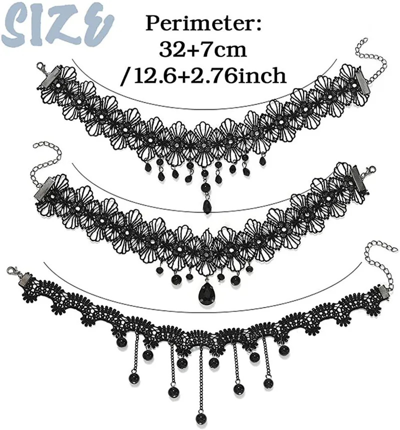 Collar Estilo Punk Con Corazón - Metal Negro, Diseño De Choker, Incluye Caja De Regalo - Para Mujeres, Hombres, Niños O Disfraces (fiestas, Rol, Día A Día)