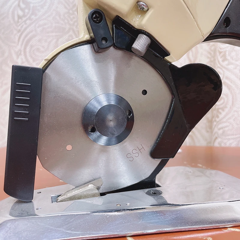 Mini  Fast Speed Round Knife Cutting Machine for Fabric Cutting Machine Garment Cloth Textile