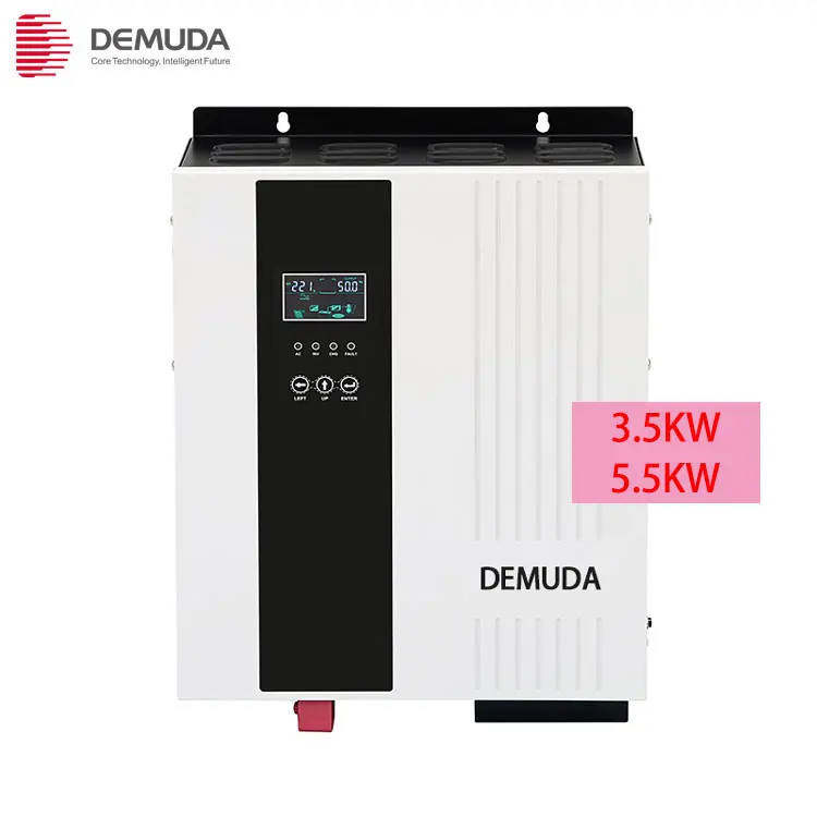 DEMUDA High Quality 24V 48V MPPT Pure Sine Wave Grid Off 3.5 - 5.5KW Hybrid Solar Inverter with Wifi