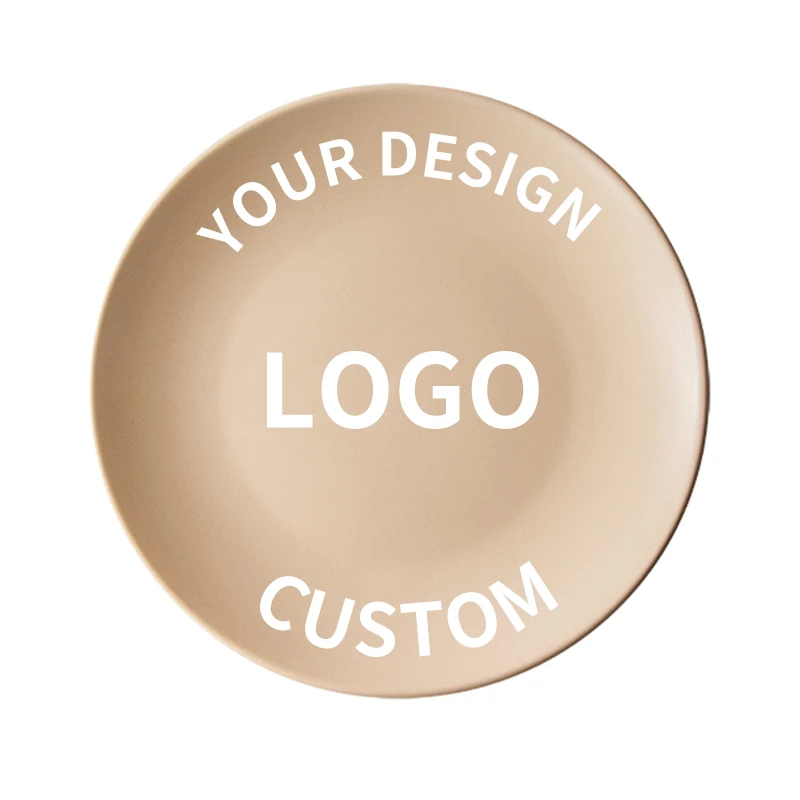 FENN Custom 6/8/10/12 Inch Ceramic Factory Price Multiple Colors Nordic Ceramic Dinner Plate in Wedding Porcelain Plate Set