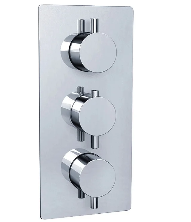 Cheap concealed wall mounted chromed finish Control Thermostatic Shower Valve Faucet