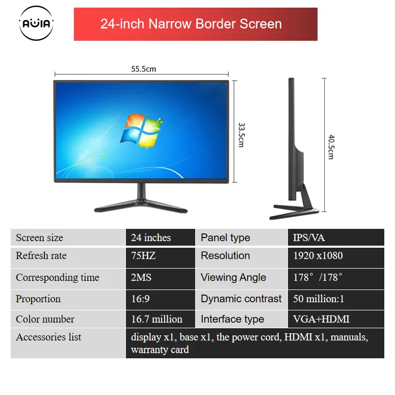 24 Inch 27 Inch 32 Inch Curved Monitor 