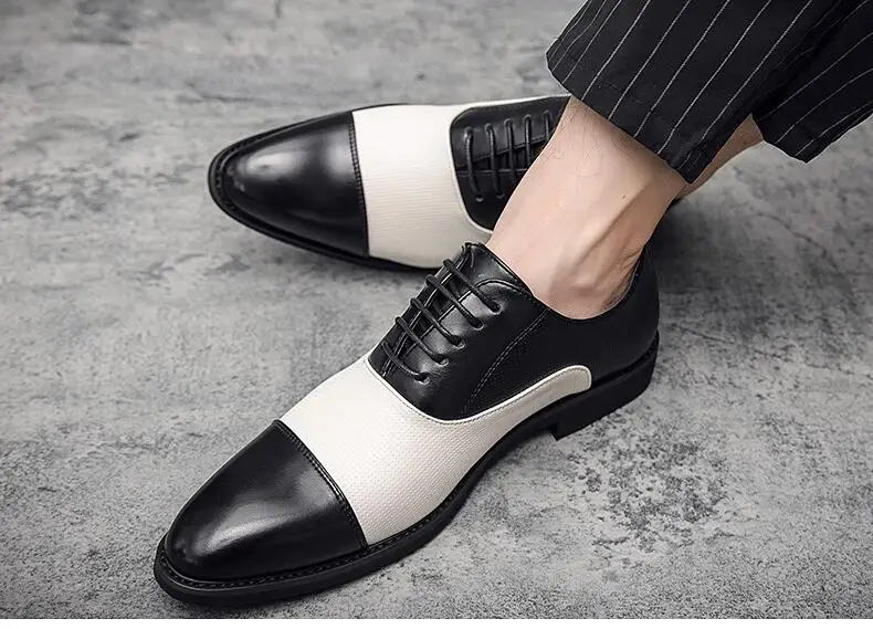 Leather Shoes Formal Business Casual Fashion Leather Shoes Men's ...