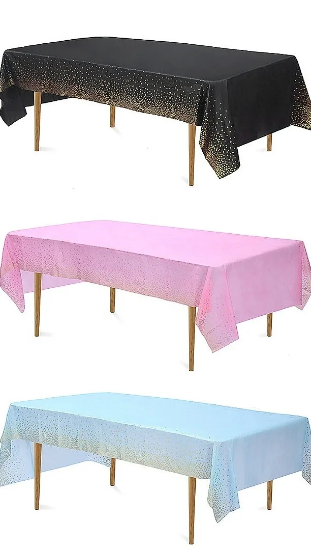 Peva Plastic Table Cover Waterproof Oilproof Disposable Tablecloth 137 ...