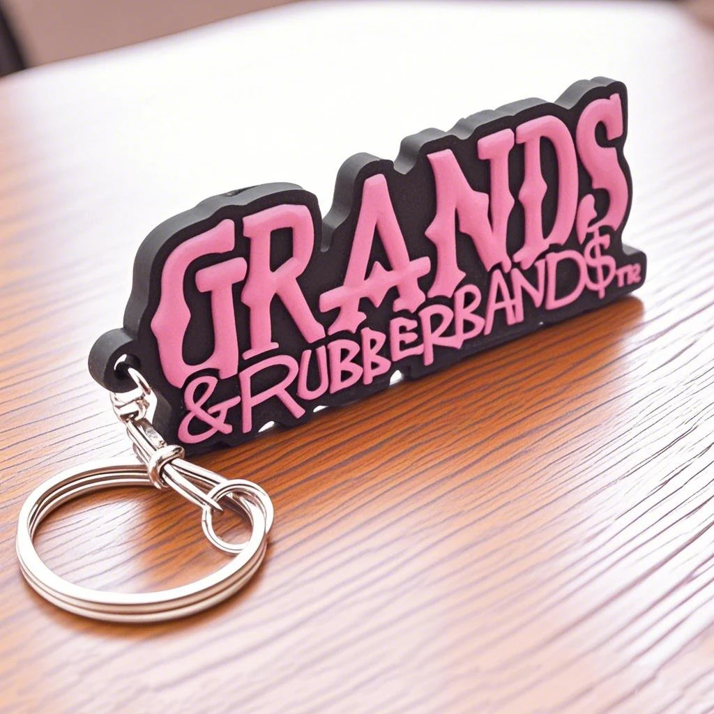 Keychain Soft Rabar Custom Soft PVC Rubber Keychains - Durable Promotional Gifts