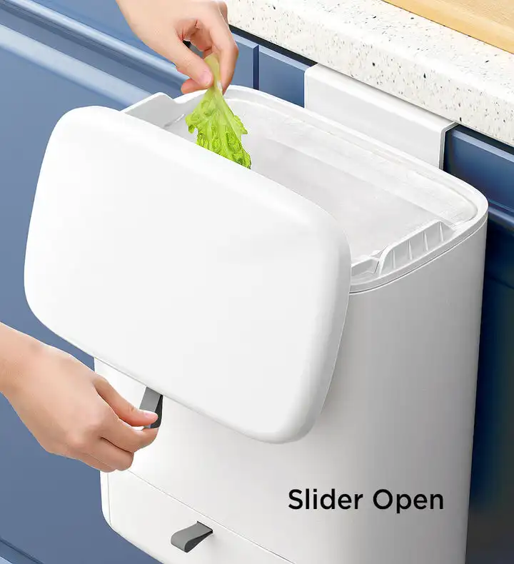 Flyinghedwig Cestino Per La Carta, Cestino Spazzatura Design Moderno Cestino Gettacarte Che Per La Raccolta Rifiuti Piccolo Bianco