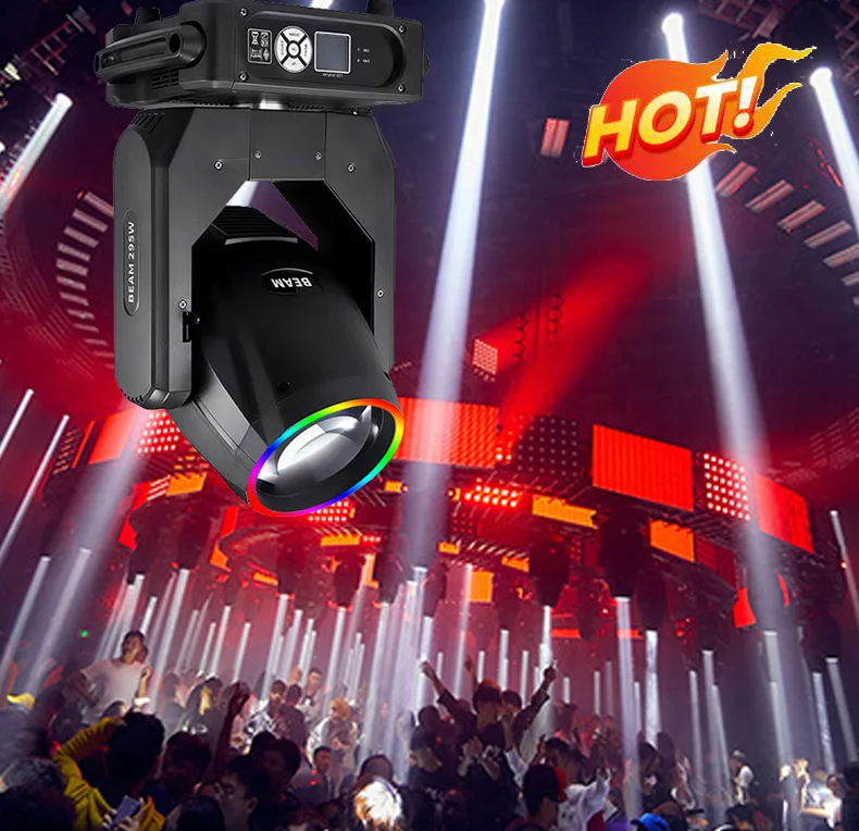 ベビーフェイススタジオ スポーツロビン LED付き High Bright Sharpy 295w 14R Beam Moving Head for Disco DJ