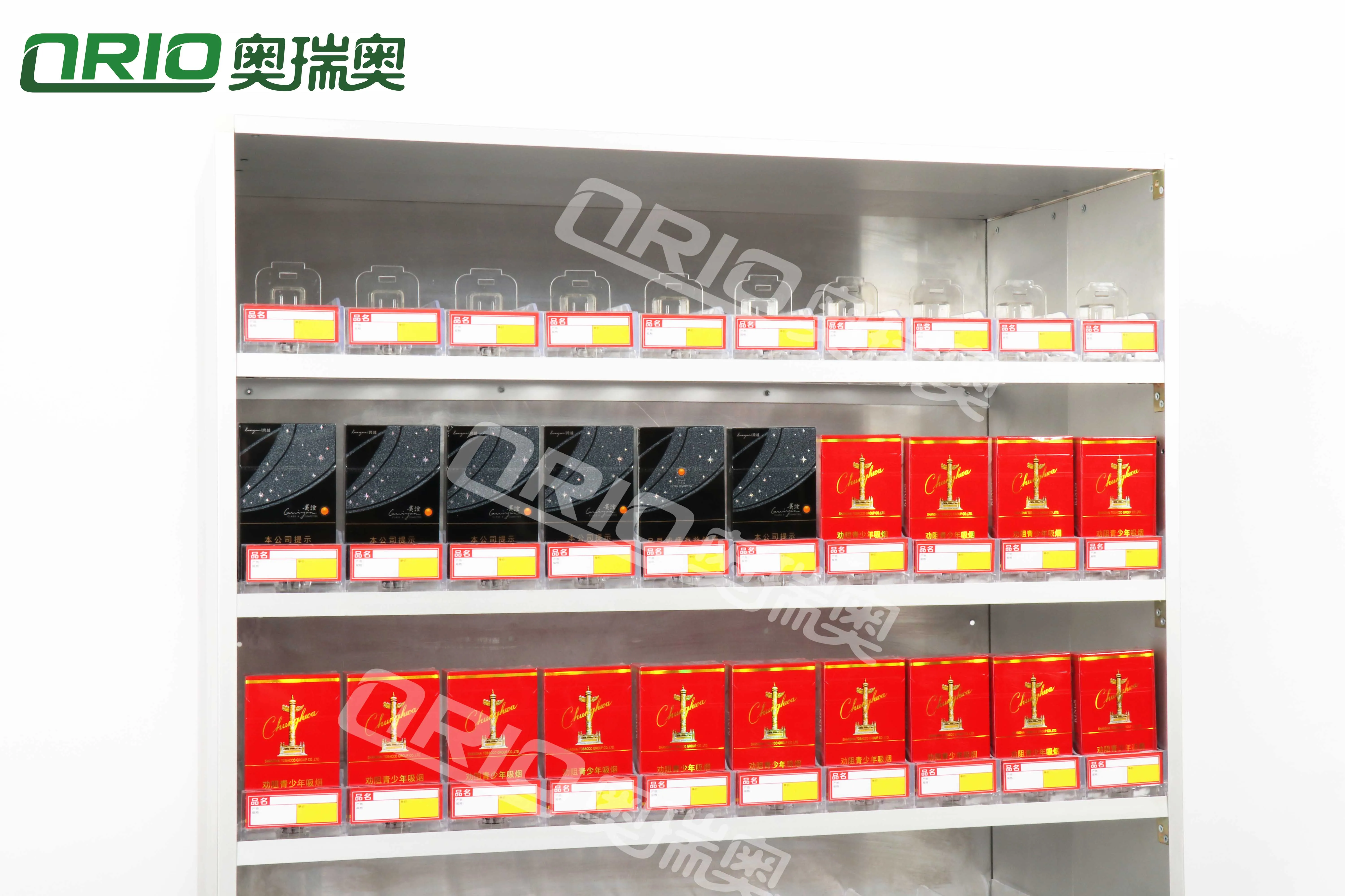 Manufacturer Auto Front Commercial Cigarette Display Rack Used Tobacco  Shelf Pusher Store Cabinet Smoke Shop