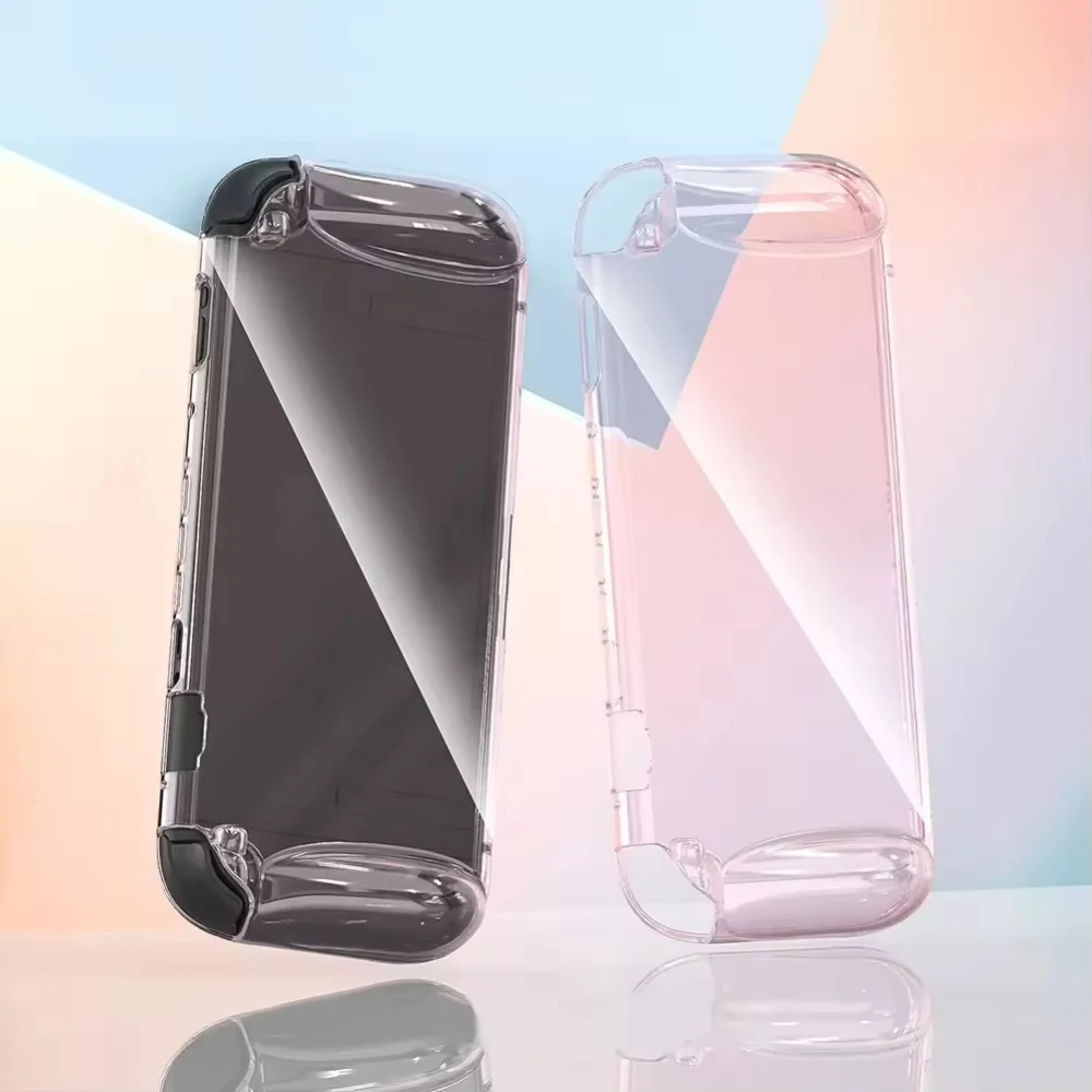 product transparent tpu shell full cover protective case with crystal case for for nintendo switch 2 game laudtec-5