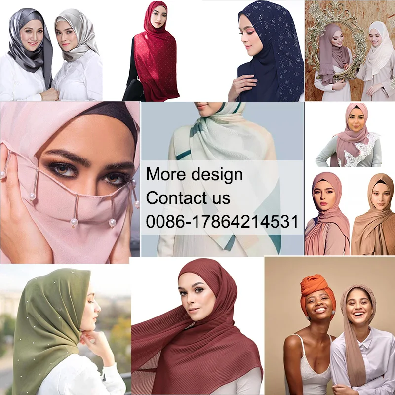 High Quality Head Scarf Muslim Shawl