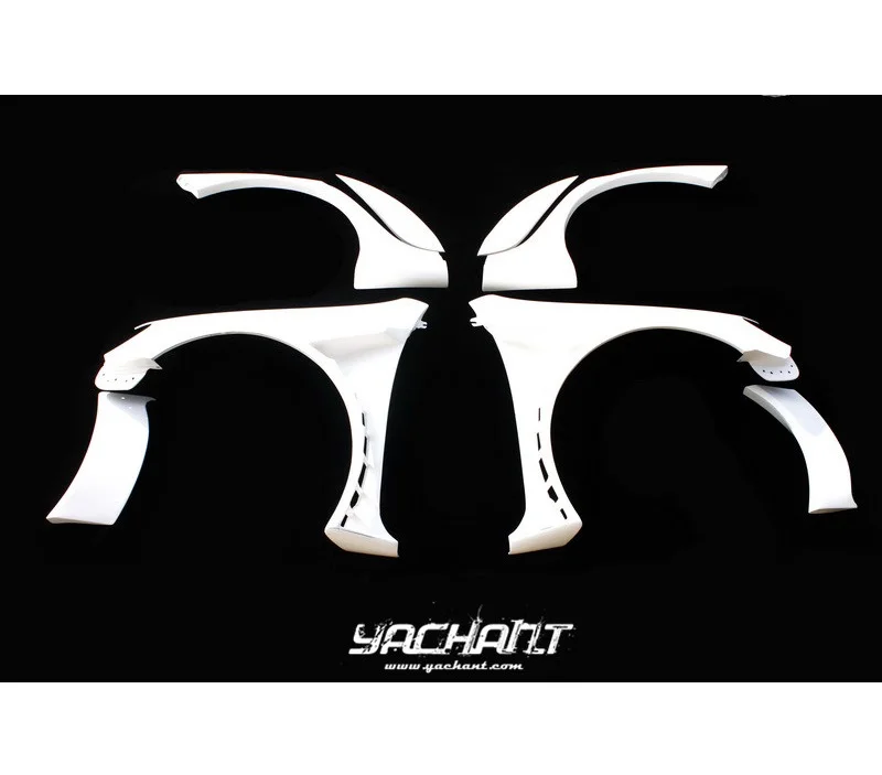 FRP Fiber Glass Fender Kits Fit For 2009-2012 Golf 6 VI GT I R20 Racing Style Wide Fender Flare