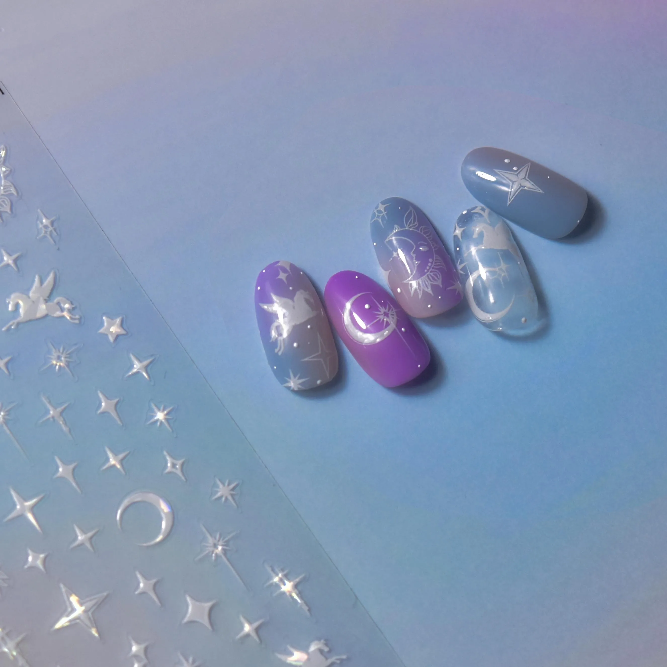 2023 New Arrival 5d Sticker Selfadhesive Nail Sticker Crystal Diamond