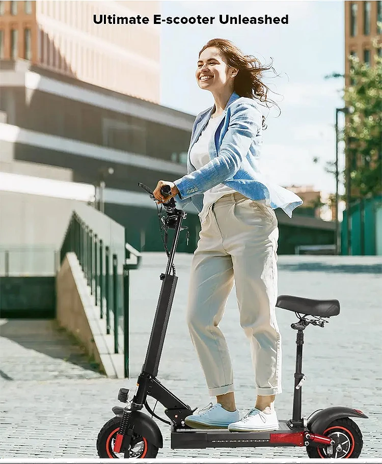 EU US warehouse 500W motor electric scooter foldable e scooter 10inch tires speed 45km / h adult electric scooter with seat