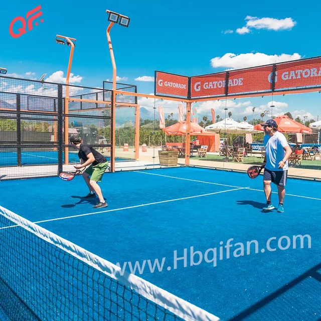 Good Quality Professional Outdoor Sports Artificial Paddle Tennis Court Padel Court Supplier