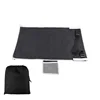 Black drawstring bag