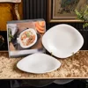 white 10.5 inch  plate