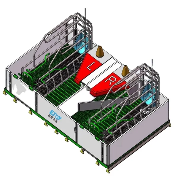 Sow Gestation Bed Galvanized Pig Farrowing Crates Pen Pig Flooring Stall  Farrowing Bed Sow Equipment for Sale