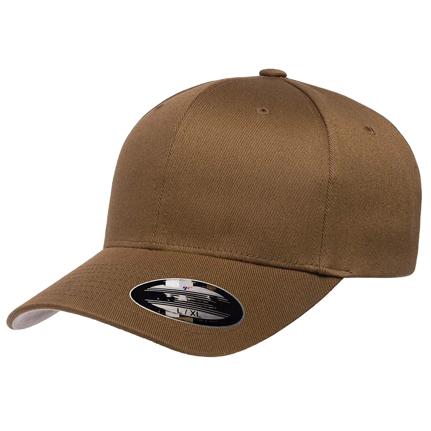 100%cotton Plain Flex Fit Style Fitted Cap
