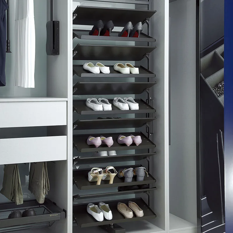 360 Degree Hafele Shoe Rack Fitting Wardrobe Revolving 360 Degree