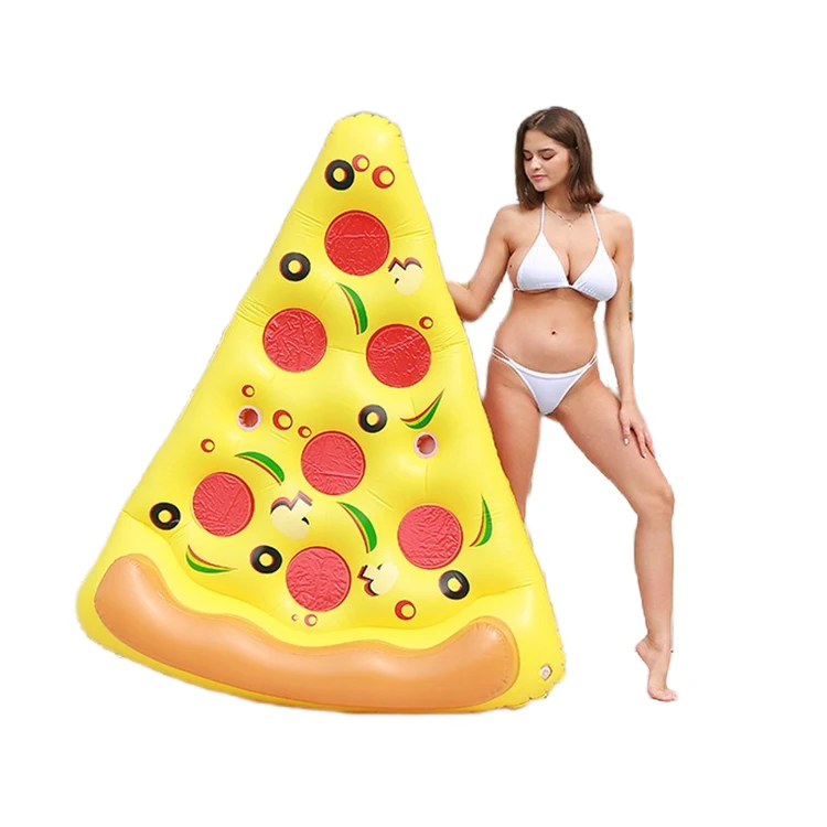 Оптовая продажа высокое качество ПВХ 180 см гигантский надувной поплавок для пиццы