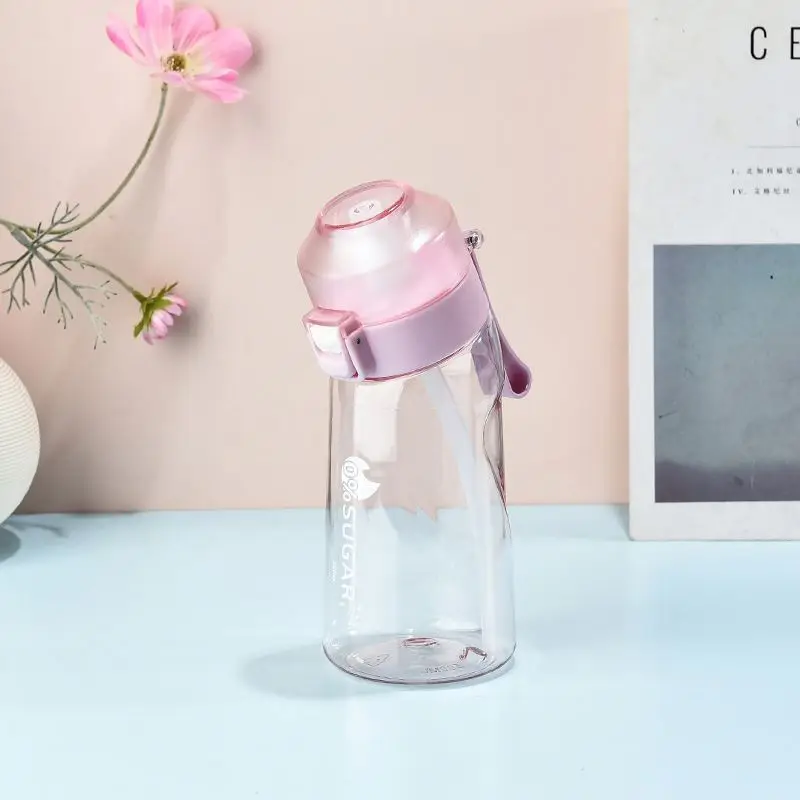 Custom Tritan Plastic Water Bottle with Fruit Flavoring Logo Design Gym Outdoor Activity Cirkul Air Flavour Taste Flavour Pod