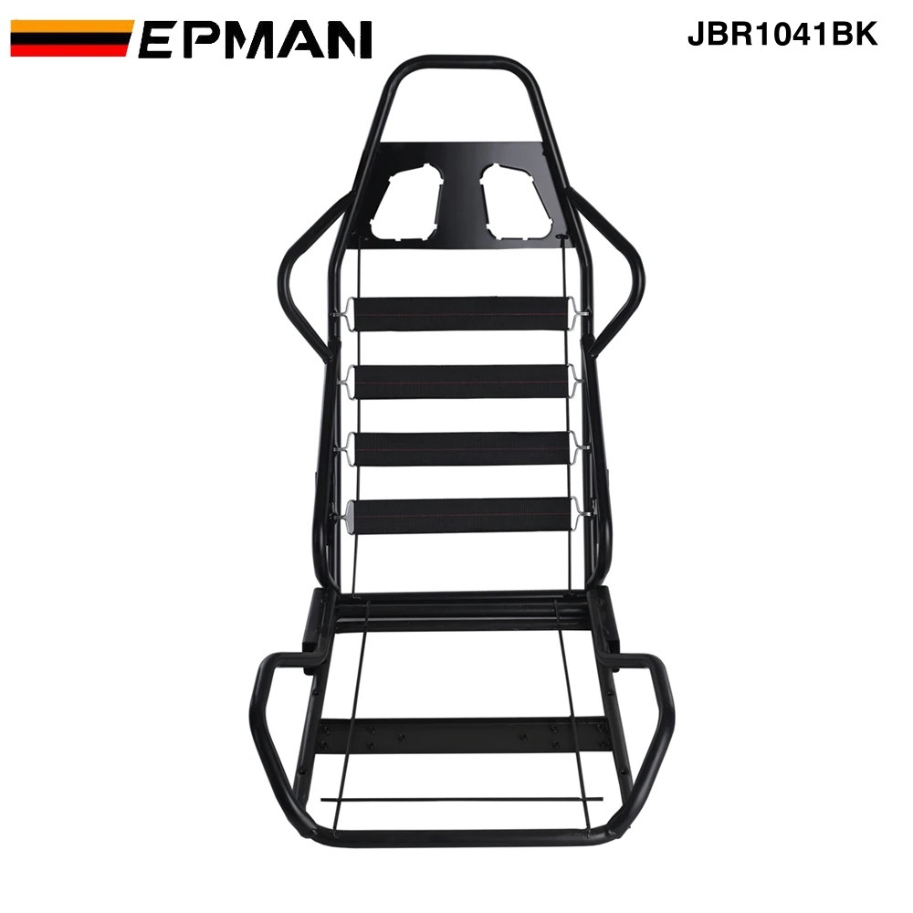 EPMAN レーシング スポーツカーシート リクライニング式 ブラック
