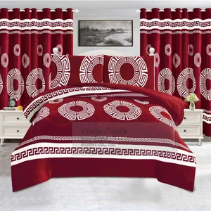 Winter Bedding Set with Curtains, Extra-large Size, Wholesale Price, Suitable for Bedrooms, Hotels, Winter Filling Quilts