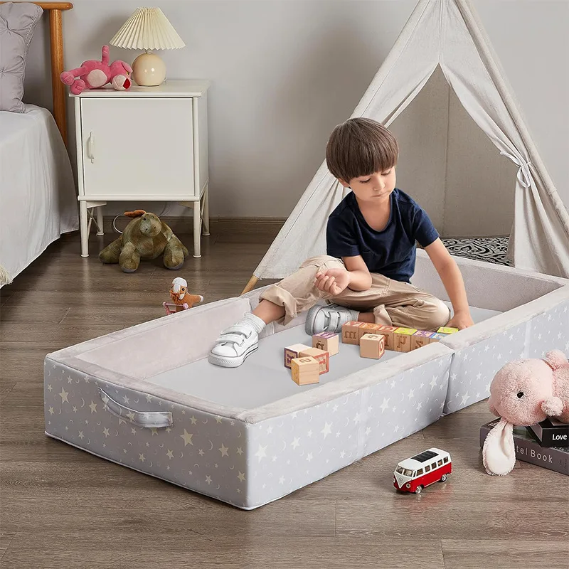 Baby Nests Flyaway Kids Bed Portable Toddler Folding Floor Cot For ...
