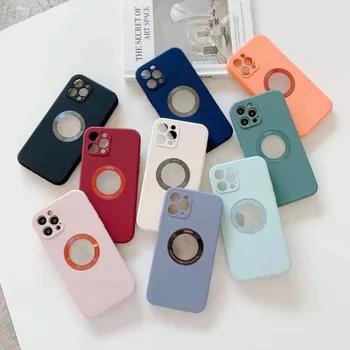 2022 new custom LOGO OEM liquid silicone for i phone cases for iphone 11 pro case mobile cover cell phone cas