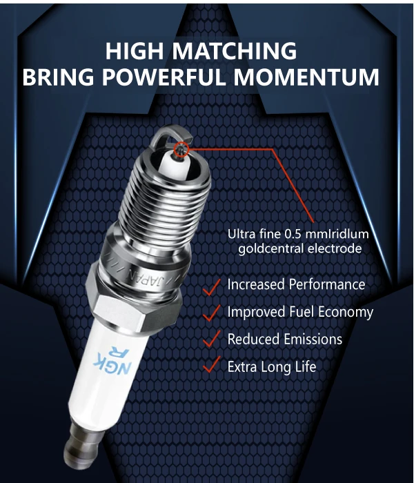 High Quality Spark Plug Iridium Original Spark Plug For Ngk Oem Bkr6e