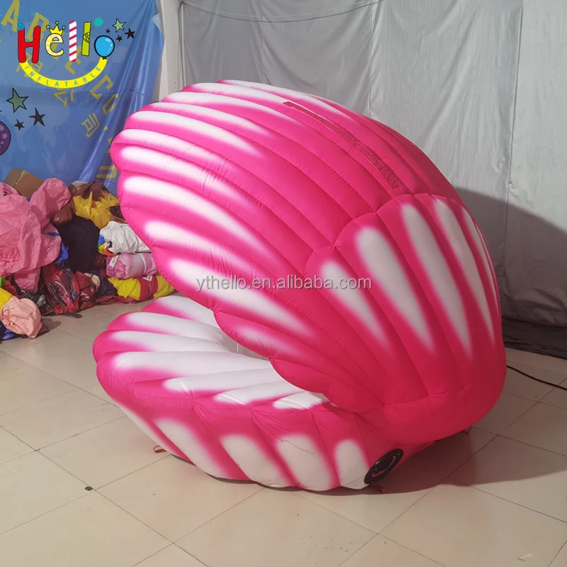 Giant Colorful Inflatable Sea Shell Inflatable Clam for Stage Props