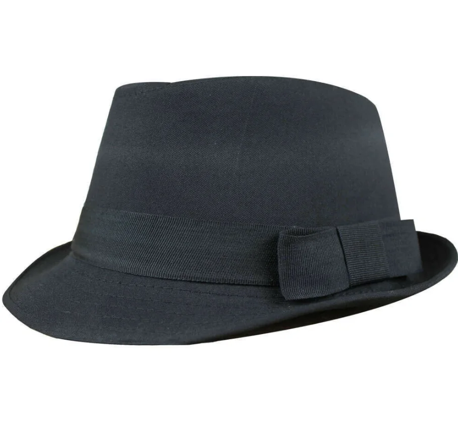 Sombrero De Negro Para Hombre Y Mujer,Sombrero De Gángster Unisex,Clásico,Azul,1920s Capone,Vestido Lujo - Buy Sombreros,Sombrero De Fieltro,Sombrero Negro on Alibaba.com