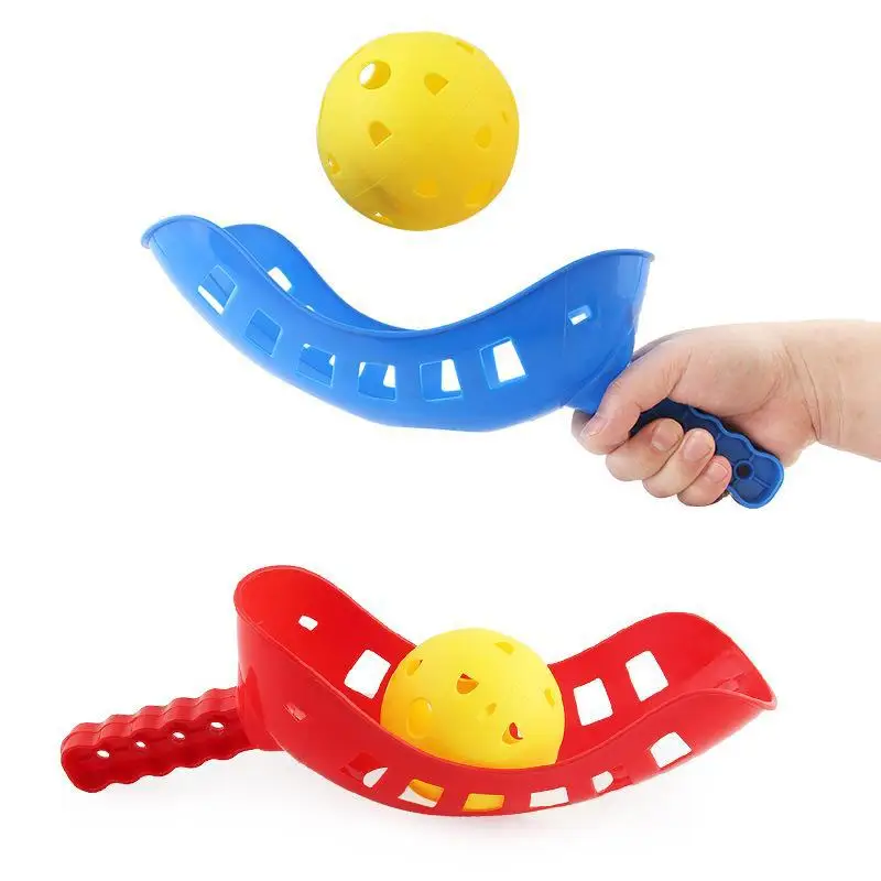 Scoop Ball Game Outdoor Toy With 2 Scoop Rackets And 2 Balls For Kids ...